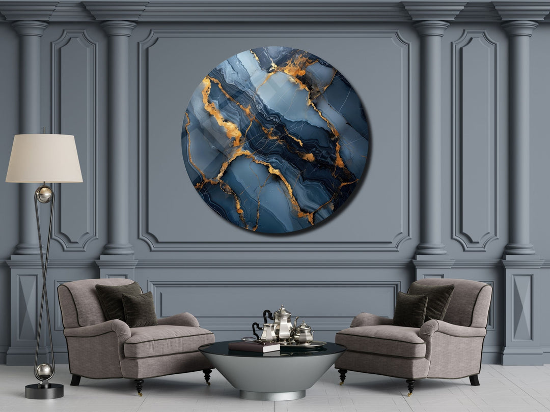 Abstract Marble Design Wall Art Decor-Home&Office Glass Printing Wall Painting