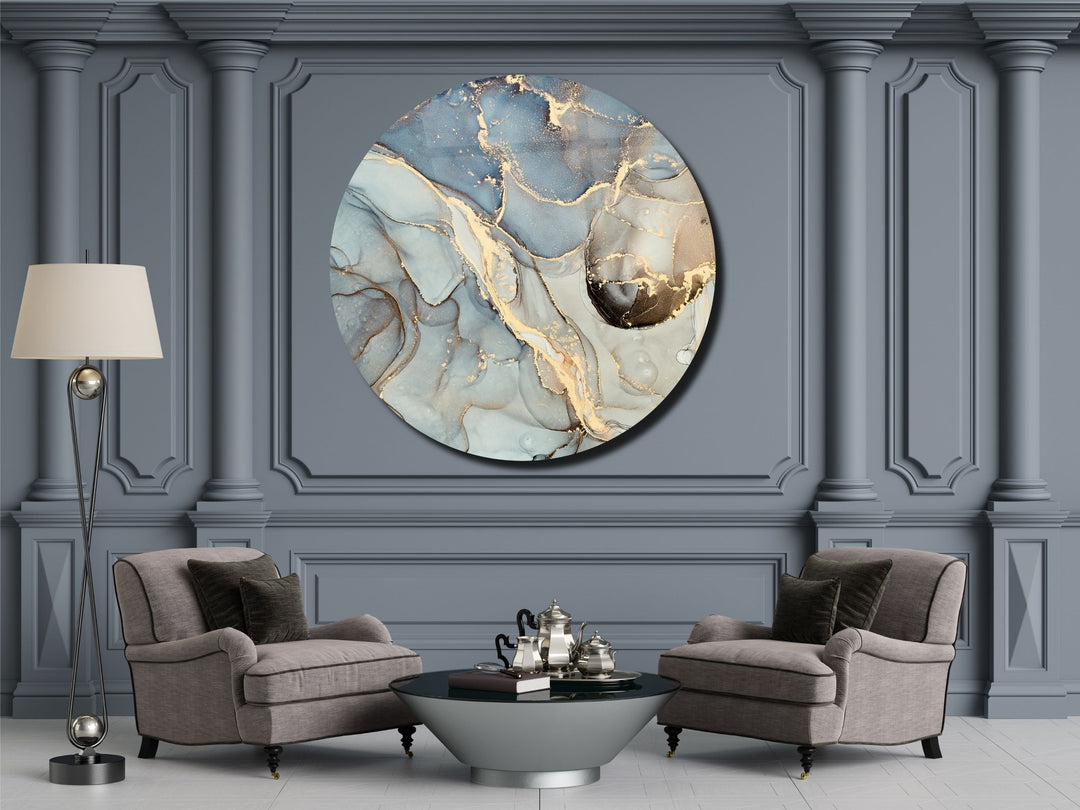 Abstract Marble Design Wall Art Decor-Home&Office Glass Printing Wall Painting