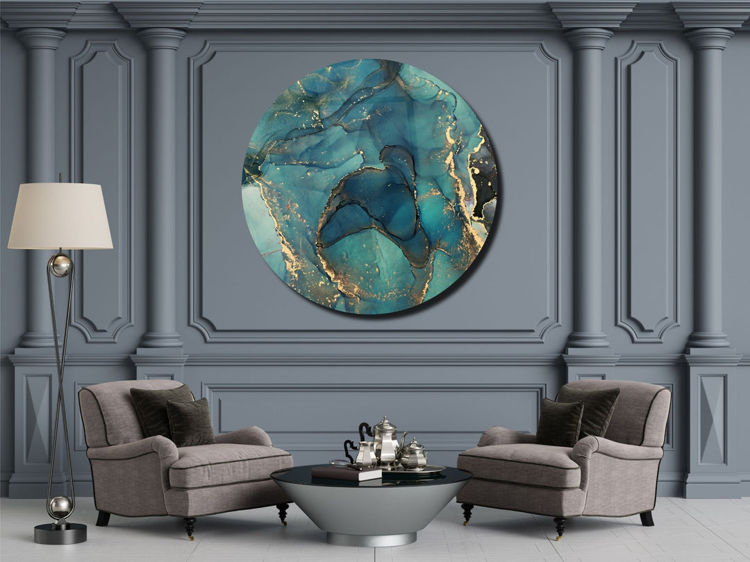 Abstract Marble Design Wall Art Decor-Home&Office Glass Printing Wall Painting