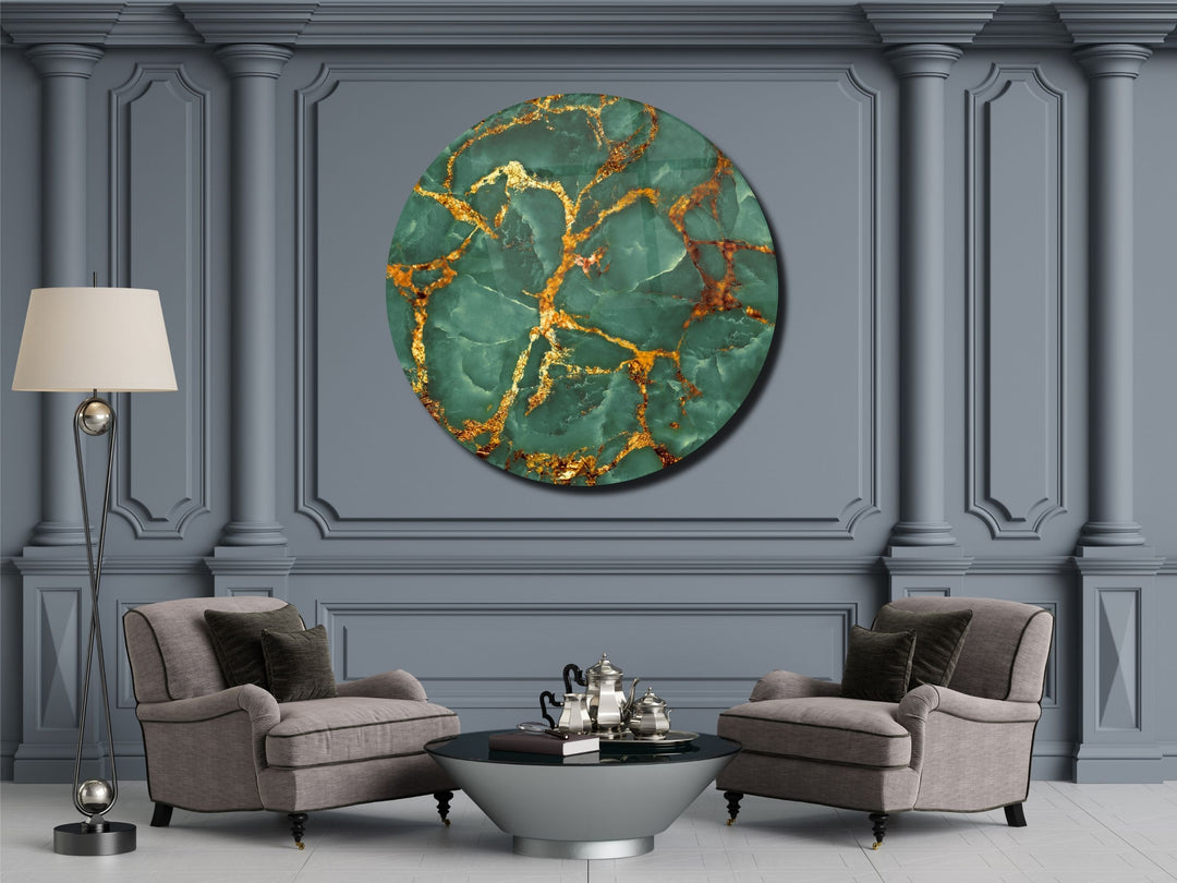 Abstract Marble Design Wall Art Decor-Home&Office Glass Printing Wall Painting