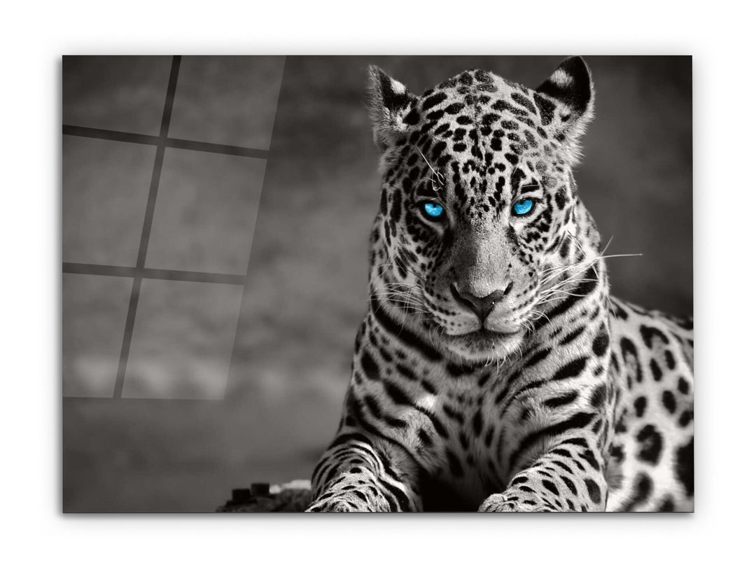 Jaguar Glass Printing Wall Art-Home Office Wall Painting Decoration