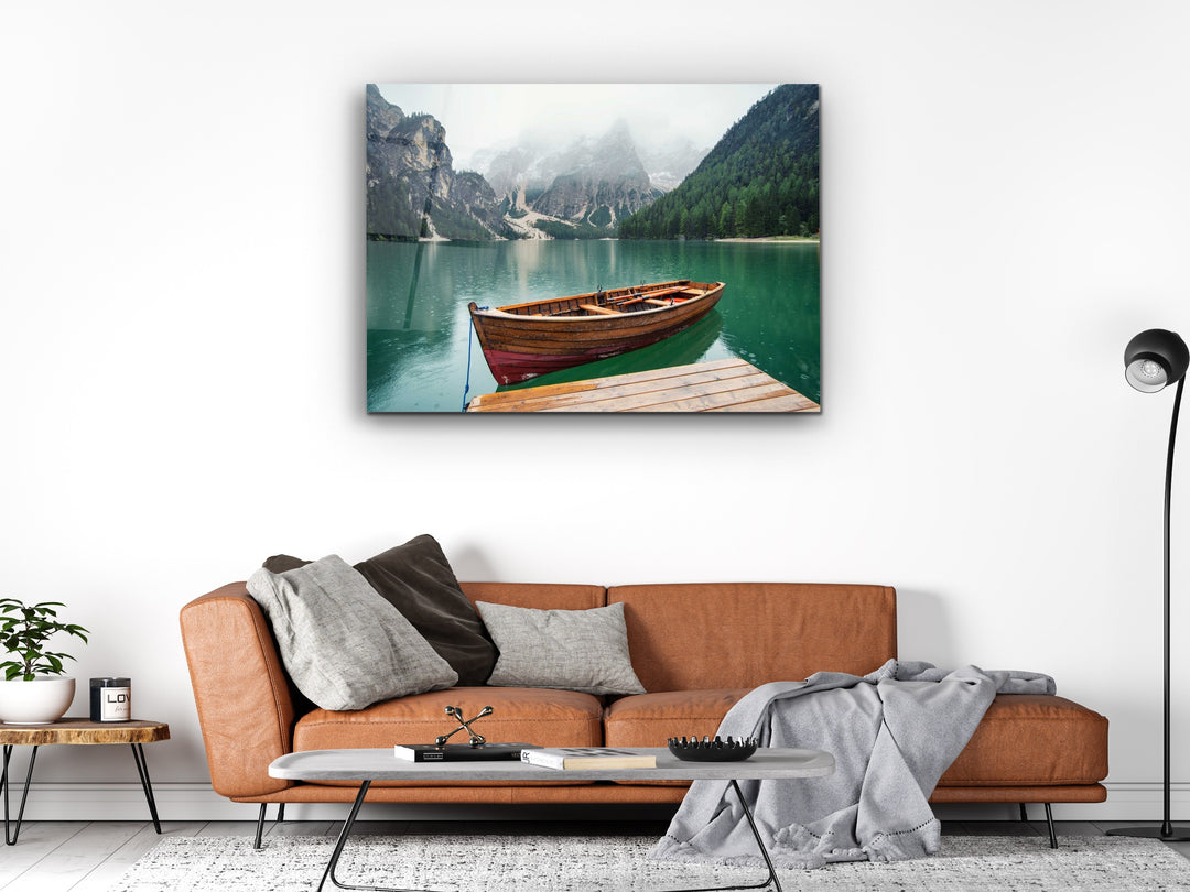 Lake Glass Printing Wall Art-Home Office Wall Painting Decoration