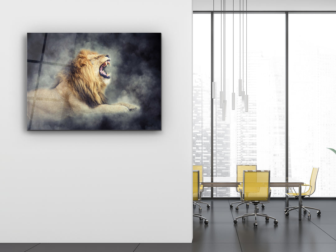 Glass Printing Wall Art-Home Office Wall Painting Decoration