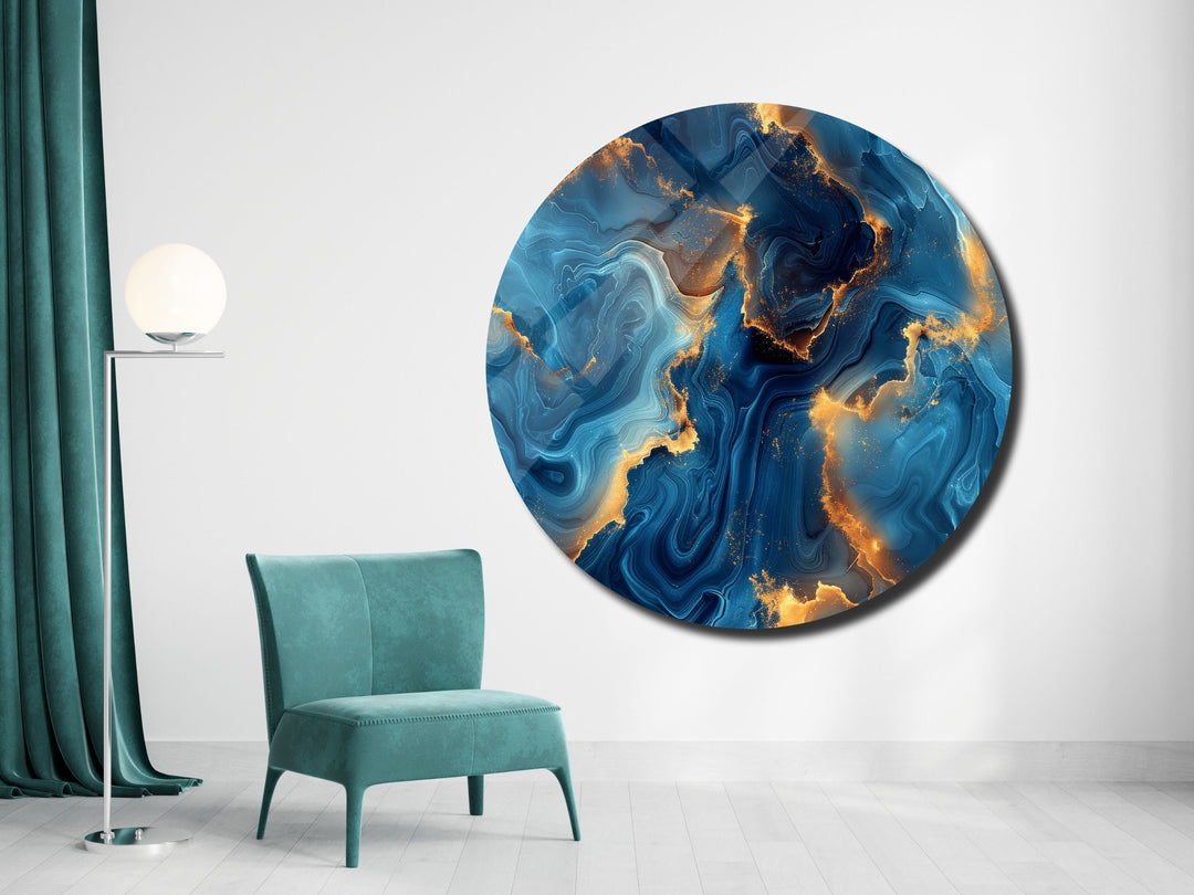 Abstract Marble Design Wall Art Decor-Home&Office Glass Printing Wall Painting