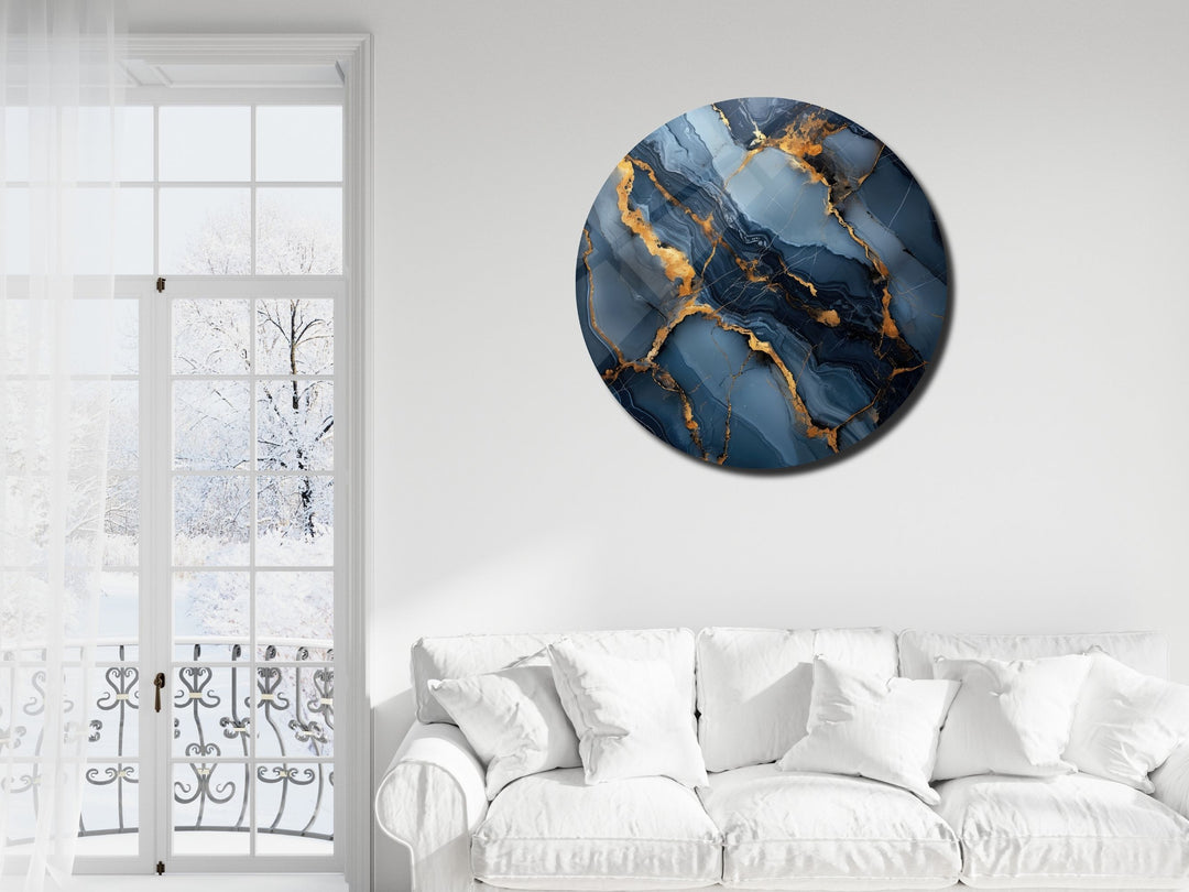 Abstract Marble Design Wall Art Decor-Home&Office Glass Printing Wall Painting