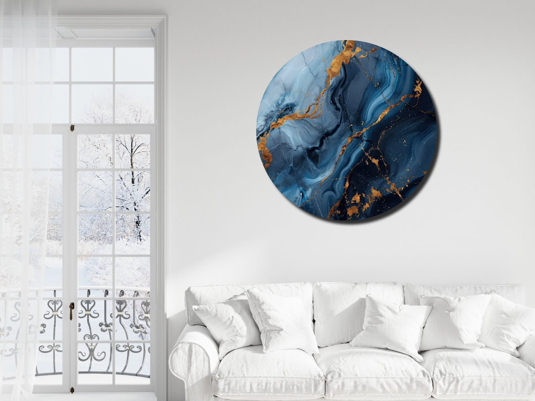 Abstract Marble Design Wall Art Decor-Home&Office Glass Printing Wall Painting