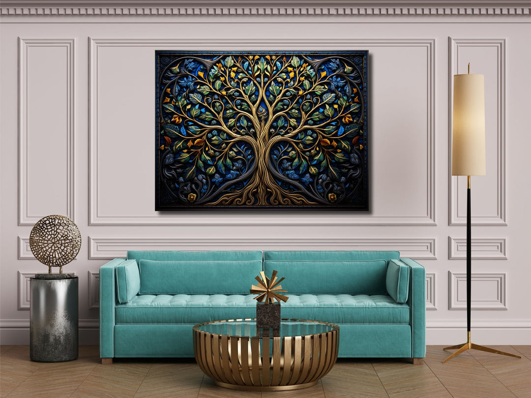 Stained Glass Wall Art Tree of Life Window-Wall Painting Decor