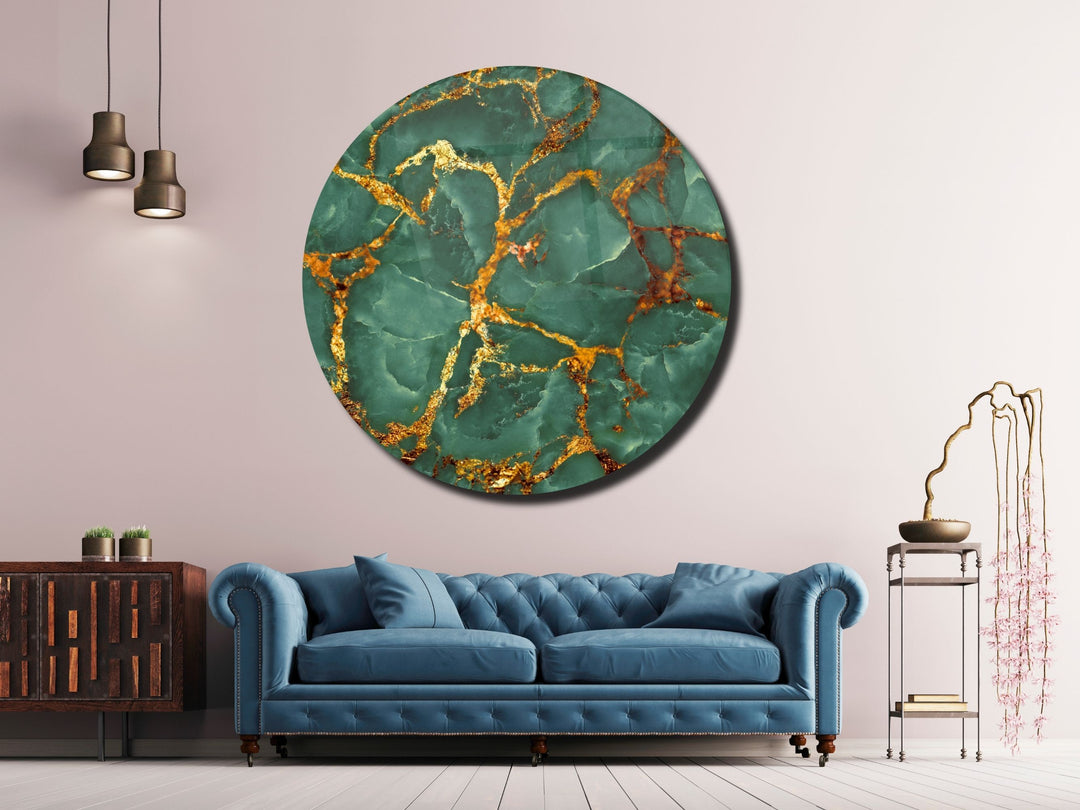 Abstract Marble Design Wall Art Decor-Home&Office Glass Printing Wall Painting