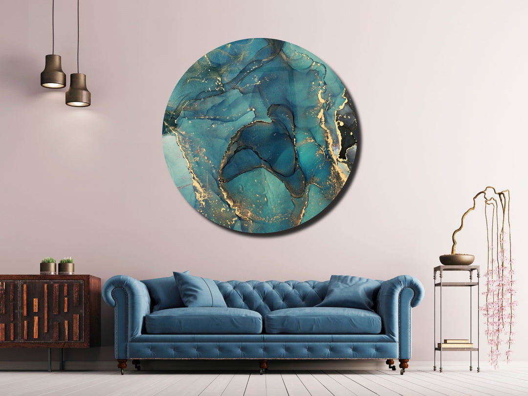 Abstract Marble Design Wall Art Decor-Home&Office Glass Printing Wall Painting