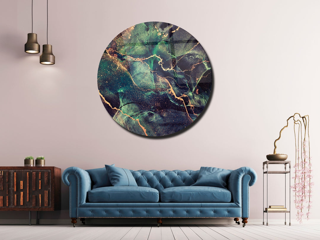 Abstract Marble Design Wall Art Decor-Home&Office Glass Printing Wall Painting