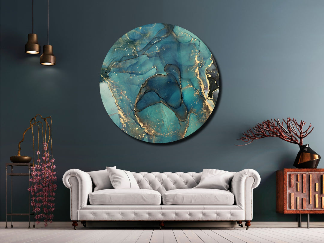 Abstract Marble Design Wall Art Decor-Home&Office Glass Printing Wall Painting