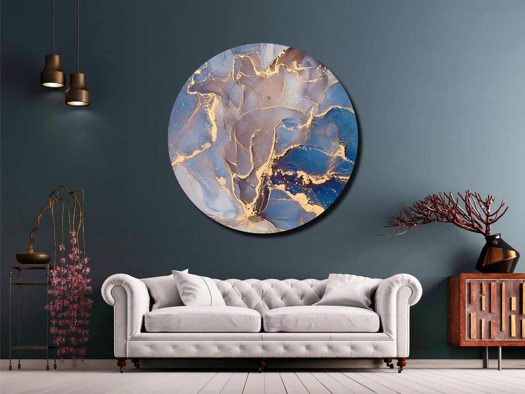 Abstract Marble Design Wall Art Decor-Home&Office Glass Printing Wall Painting