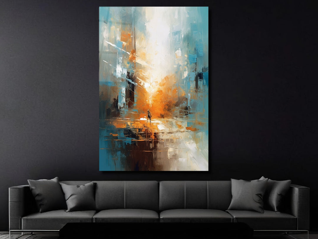 Abstract Minimalist Design Wall Art Decor-Home&Office Glass Printing Wall Painting