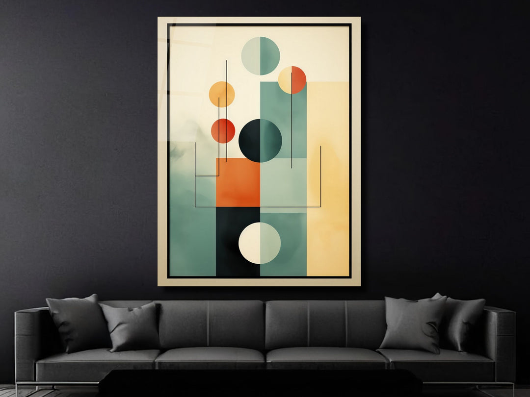 Abstract Minimalist Design Wall Art Decor-Home&Office Glass Printing Wall Painting