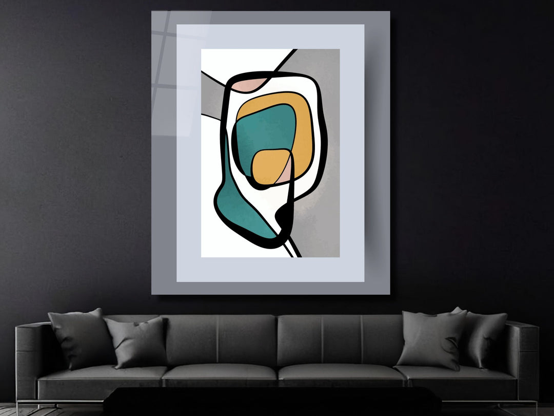 Abstract Minimalist Design Wall Art Decor-Home&Office Glass Printing Wall Painting