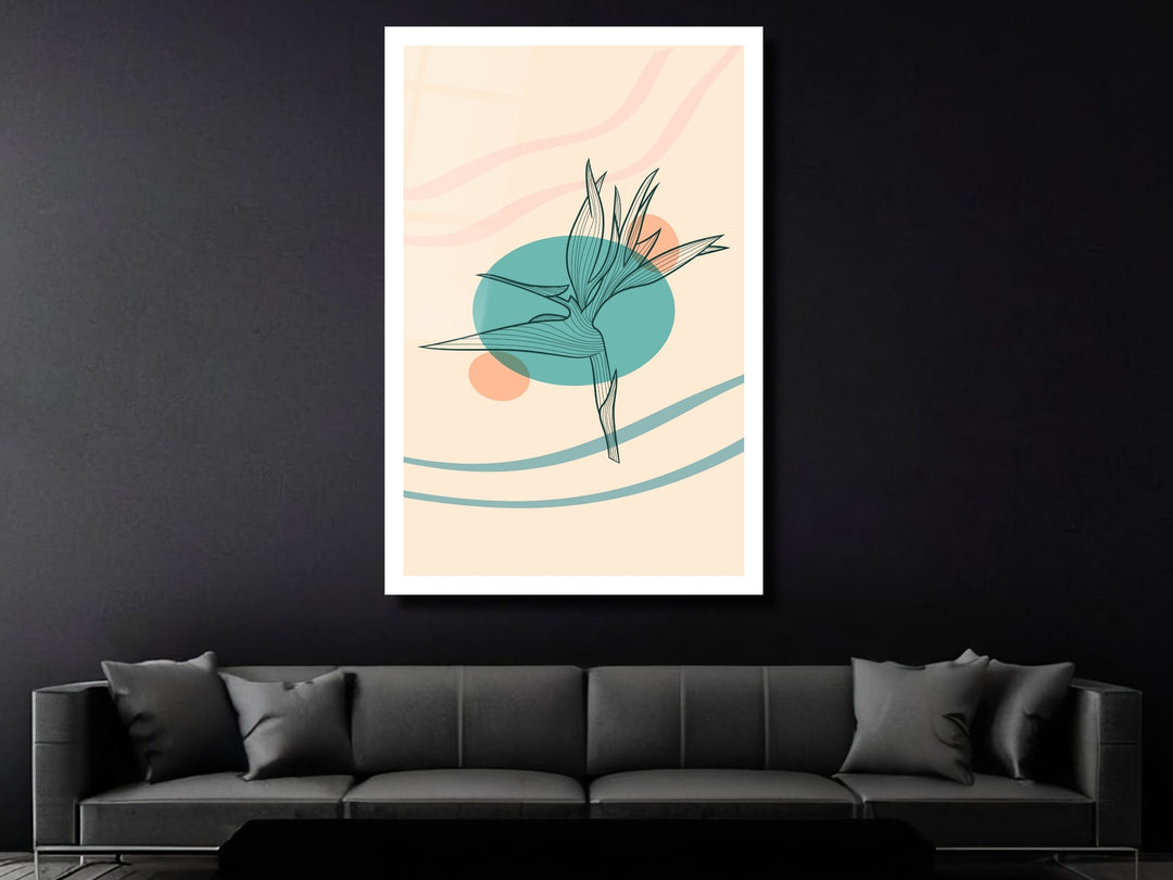 Abstract Minimalist Design Wall Art Decor-Home&Office Glass Printing Wall Painting