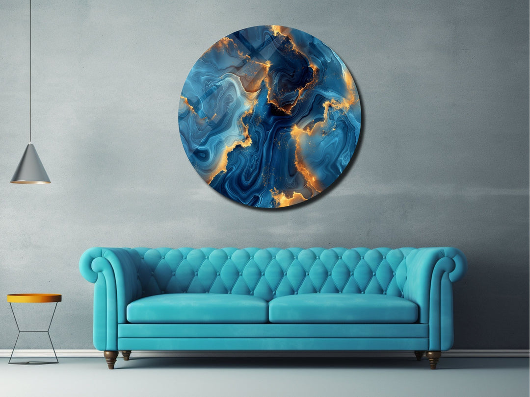 Abstract Marble Design Wall Art Decor-Home&Office Glass Printing Wall Painting