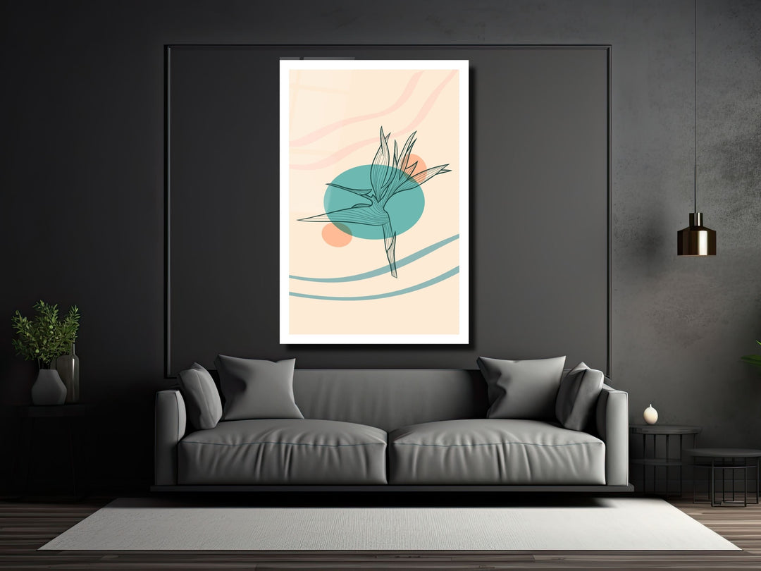 Abstract Minimalist Design Wall Art Decor-Home&Office Glass Printing Wall Painting