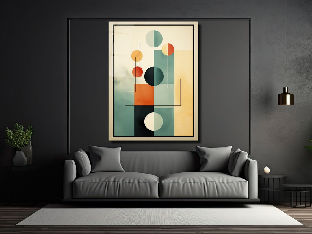 Abstract Minimalist Design Wall Art Decor-Home&Office Glass Printing Wall Painting