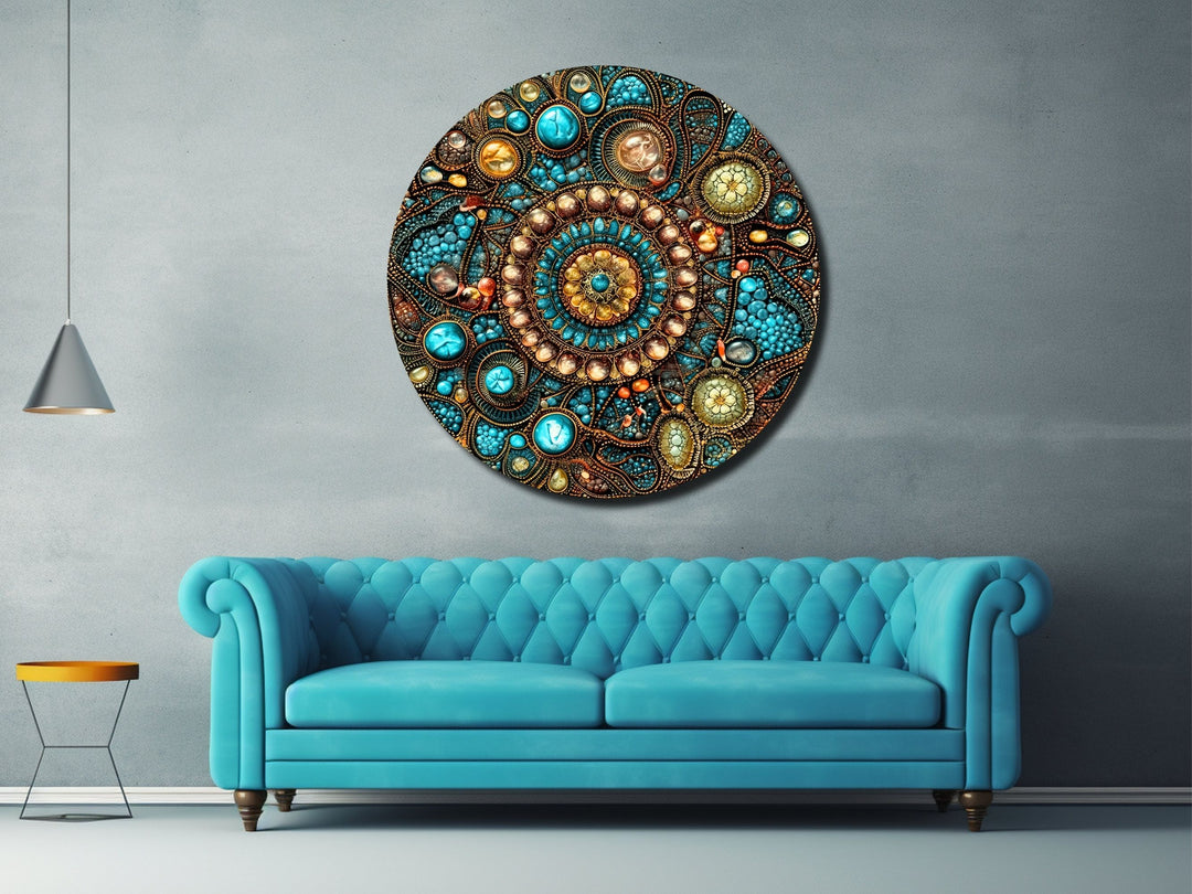 Abstract Colorful Wall Art Decor-Home&Office Glass Printing Wall Painting