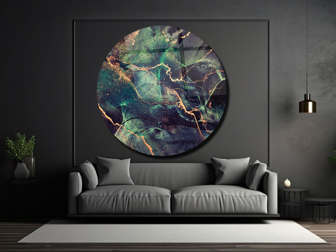 Abstract Marble Design Wall Art Decor-Home&Office Glass Printing Wall Painting