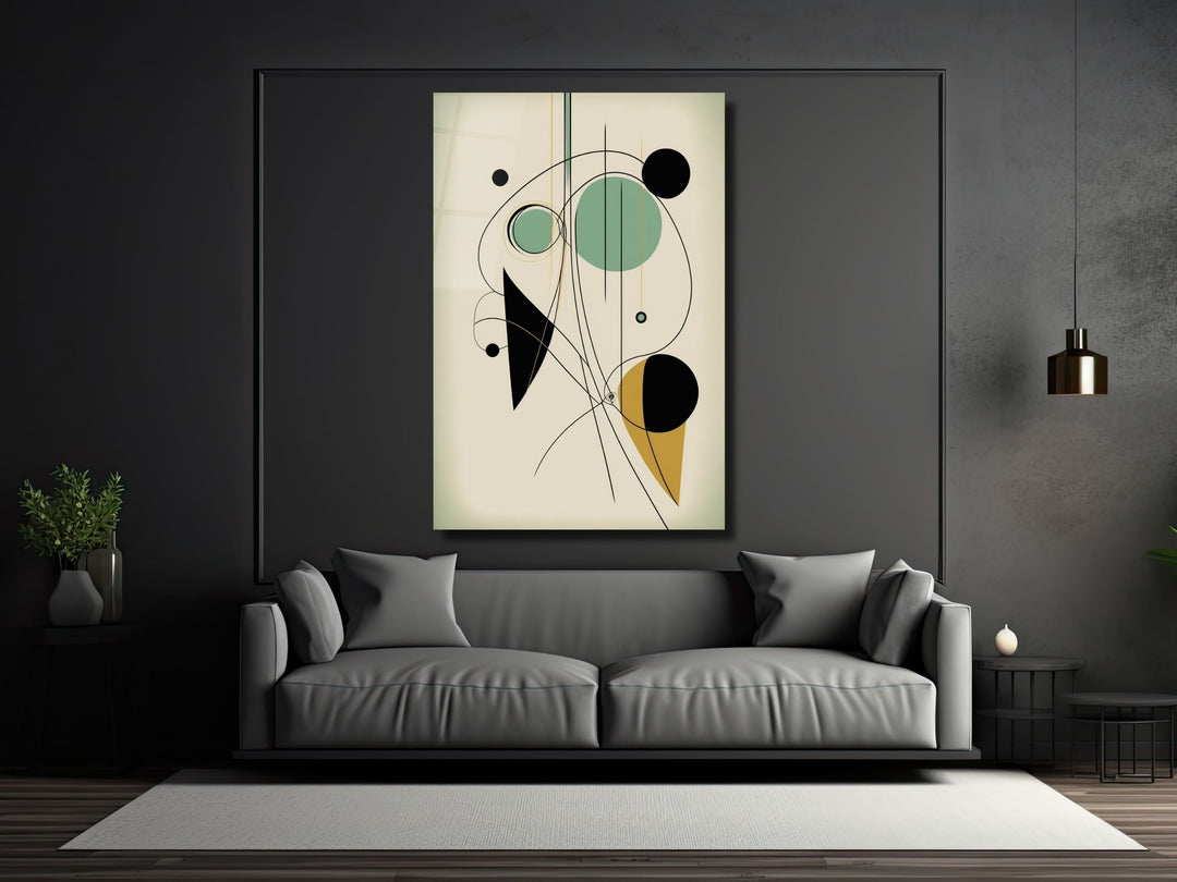 Abstract Minimalist Design Wall Art Decor-Home&Office Glass Printing Wall Painting