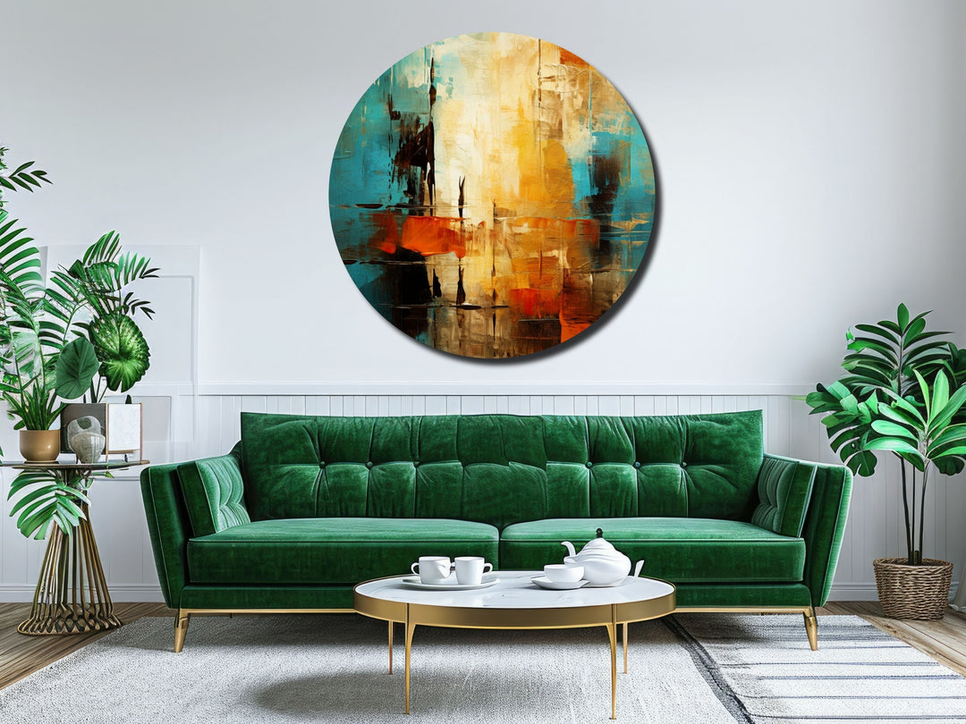 Abstract Colorful Wall Art Decor-Home&Office Glass Printing Wall Painting