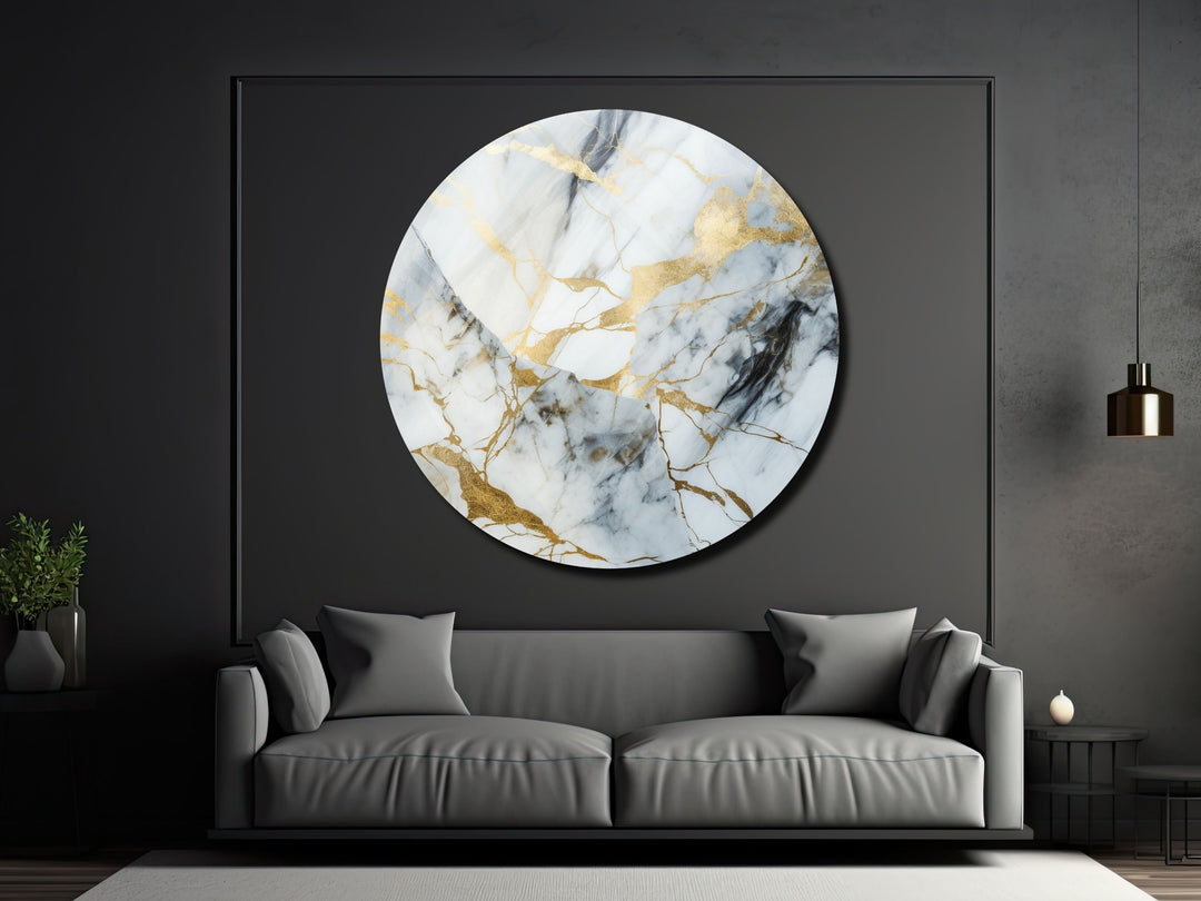 Abstract Marble Design Wall Art Decor-Home&Office Glass Printing Wall Painting