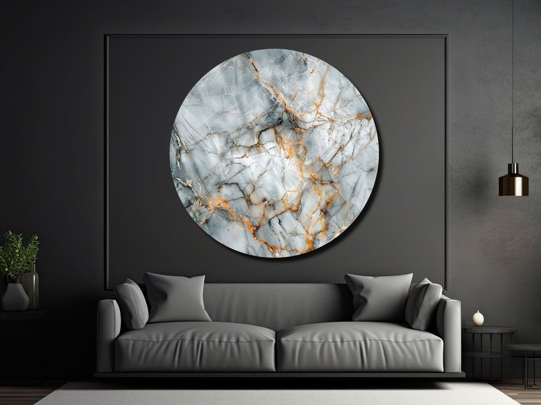 Abstract Marble Design Wall Art Decor-Home&Office Glass Printing Wall Painting