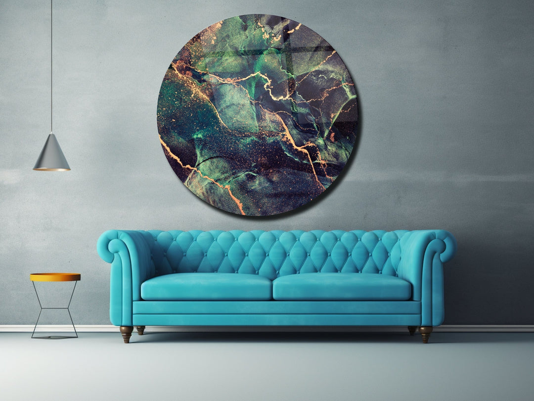 Abstract Marble Design Wall Art Decor-Home&Office Glass Printing Wall Painting