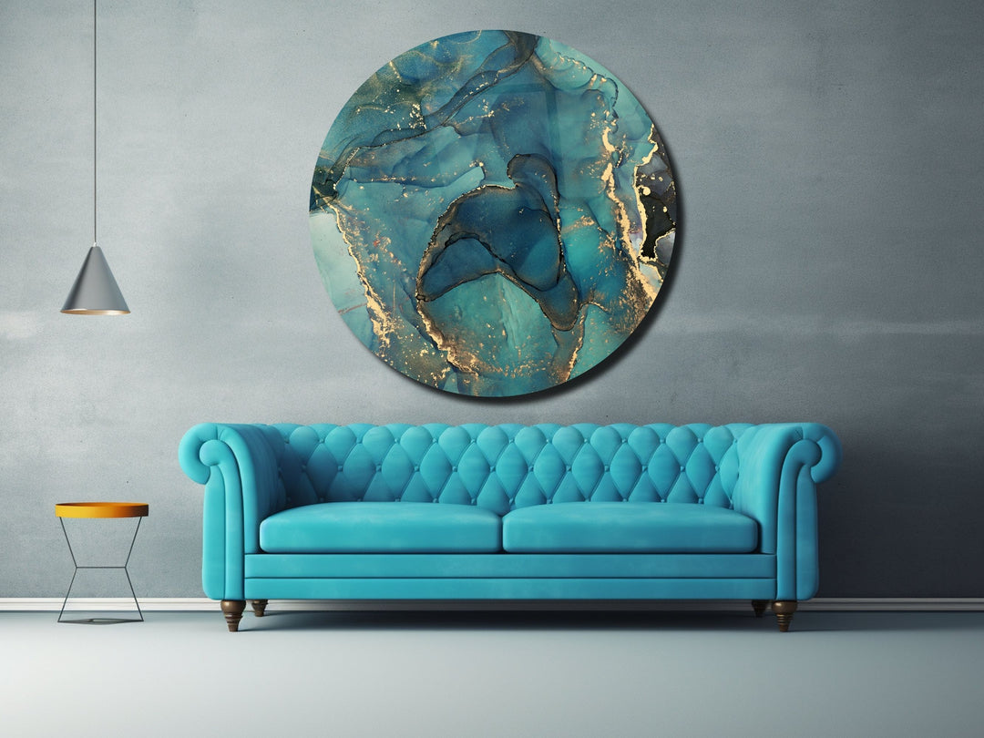 Abstract Marble Design Wall Art Decor-Home&Office Glass Printing Wall Painting