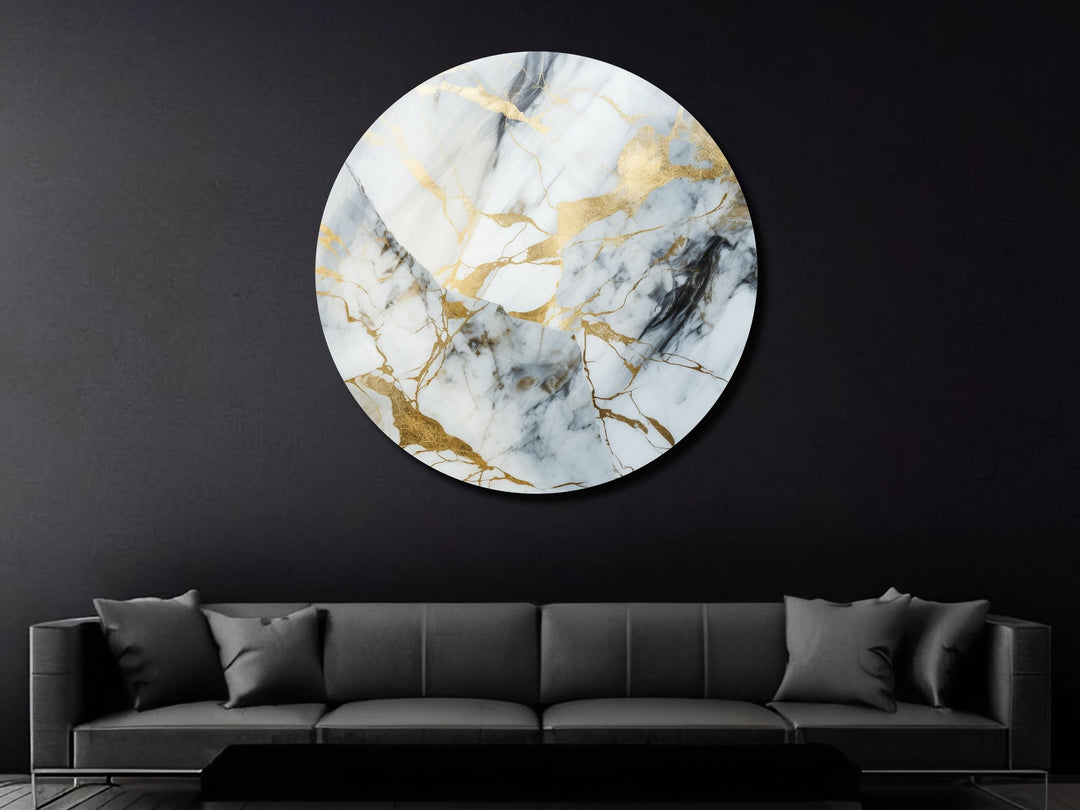 Abstract Marble Design Wall Art Decor-Home&Office Glass Printing Wall Painting