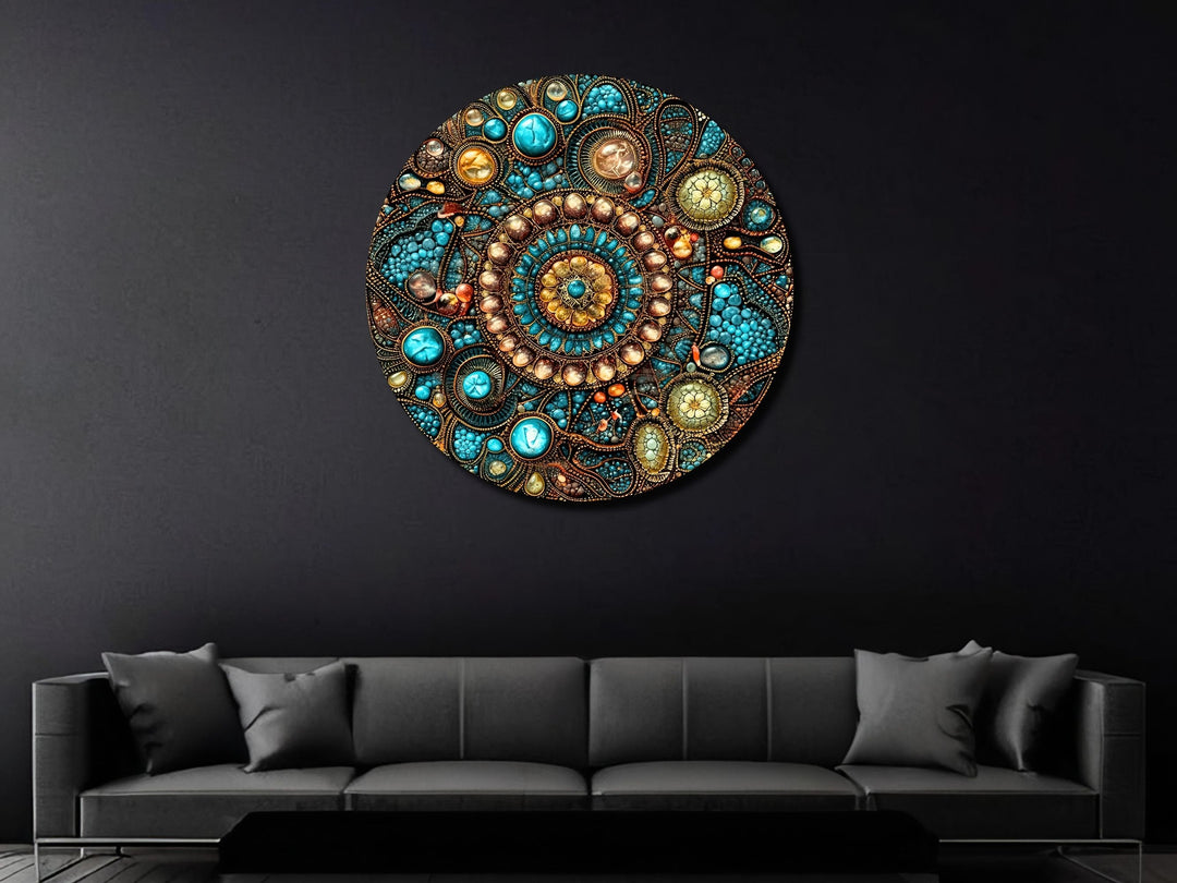 Abstract Colorful Wall Art Decor-Home&Office Glass Printing Wall Painting