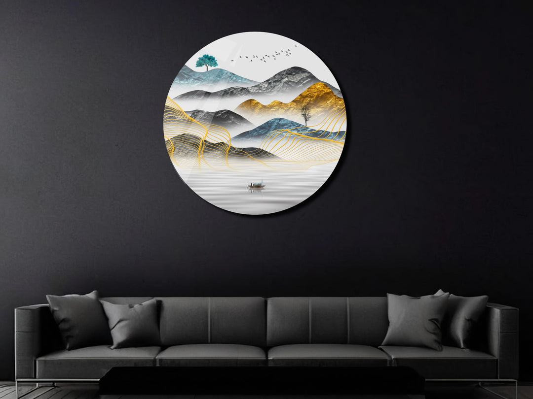 Abstract Wall Art Decor-Home&Office Glass Printing Wall Painting